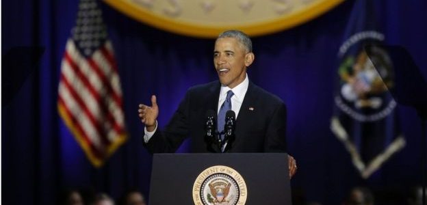 في خطاب الوداع .. أوباما : العنصرية لا تزال عاملا تقسيميا في المجتمع الأميركي