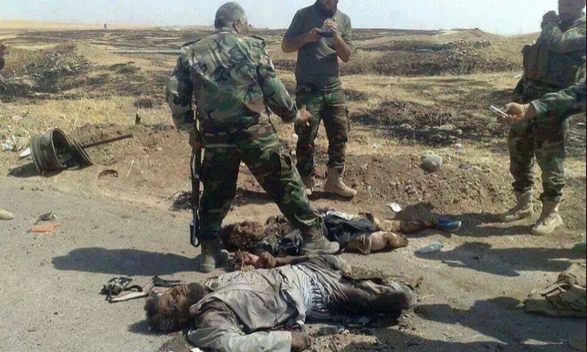 الحشد الشعبي يقتل قيادي داعشي غرب الموصل