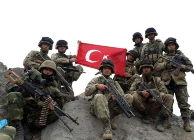 الجيش التركي يعلن مقتل ثمانية عناصر من بي كاكا في عفرين